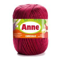 Linha para Crochê c/ 500m Anne - Cor 7136 Marsala