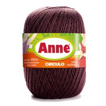 Linha para Crochê c/ 500m Anne - Cor 7311 Marrom Tabaco