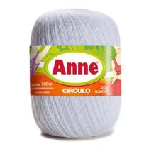 Linha para Crochê c/ 500m Anne - Cor 8001 Branco - Círculo