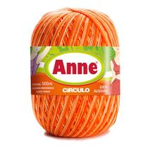 Linha para Crochê c/ 500m Anne Mesclada - Cor 9059 Amarelo/Laranja