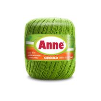 Linha para Crochê c/ 65m Anne - Cor 5203 Verde Greenery