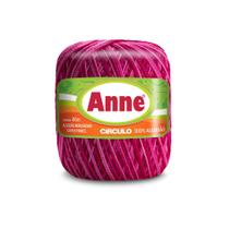 Linha para Crochê c/ 65m Anne Mesclada - Cor 9427 Rosa/Pink