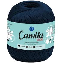 Linha para Croche Camila 00150 Azul Marinho - Coats Corrente