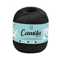 Linha para Crochê Camila 1000mt Preta - Coats Corrente