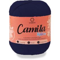 Linha para Croche Camila Fashion 00150 Azul Marinho