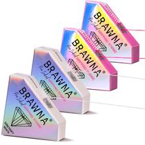 Linha para Mapeamento de Sobrancelhas BRAWNA 30 m Pré-tingida Kit com 4