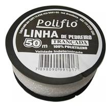 Linha Para Pedreiro Trançada Polifio 50m - Kit C/ 12 Peças Linha Para Pedreiro Trançada Polifio 50m - Kit C/ 12 Peças