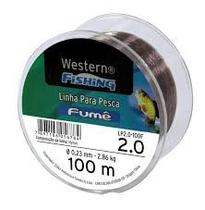 Linha para pesca nylon cristal forte 10 rolos c/ 100 metros