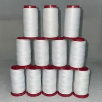 Linha para pipa 200 Jds. Branco, Kit 12 unidades, Fio 10, Linha para Pipas e Raias EXTRA FORTE ORIGINAL, algodão glacê