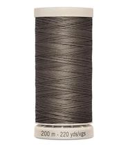 Linha para quilting à mão 100% algodão cáqui encerada 200 m