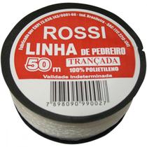 Linha Pedreiro Rossi Trançada C/ 50Mt - Kit C/12 Unidades