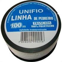Linha Pedreiro Trancada Unifio 100M - Kit C/12