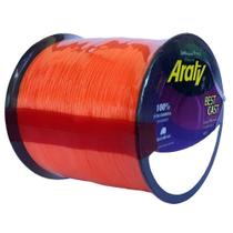 Linha Pesca Araty Best Cast 0,35 mm Laranja Carretel com 100 Gramas 926 Metros 18,7 Libras