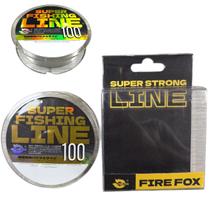 Linha Pesca Forte Resistente 100m Branca Fire Fox Soft