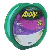 Linha Pesca Monofilamento Araty 0,40mm Suporta 11 Kg 300 Mt