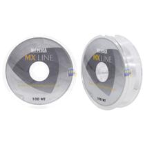 Linha Pesca Monofilamento MX Pesca MX Line Extra Strong Transparente 0.28mm 100m