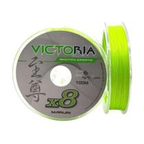 Linha Pesca Multifilamento 8 Fio Victoria 0,45mm 100m Maruri