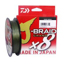 Linha Pesca Multifilamento Daiwa J-braid 8 Fios 270 Metros 0.23mm 20 Lbs