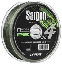 Linha Pesca Multifilamento Saigon 0,24Mm 100M Suporta 13Kg