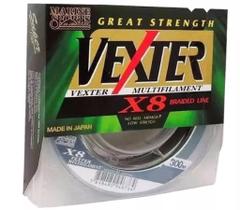 Linha Pesca Multifilamento Vexter X8 0.19mm 20lb 300m 8 Fios