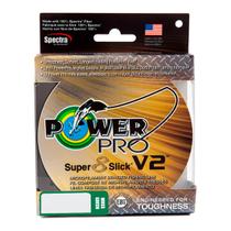 Linha Pesca Power Pro 150YD Super 8 Slick V2 10lb 0.15mm Verde Aqua Green