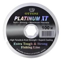 Linha Platinum Xt Ottoni 0,60mm 100mts 46,5Kg Monofilamento