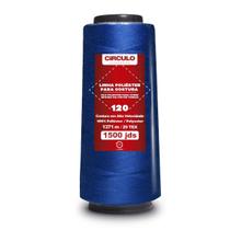 Linha Poliester Circulo Costura 1500 Jardas Cor - 288 Royal