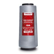 Linha Poliester Circulo Costura 1500 Jardas Cor - 302 Prata