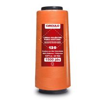 Linha Poliester Circulo Costura 1500 Jardas - Cor 505 Laranja Neon
