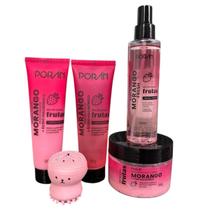 Linha Poran Completa Frutas Porán Sabonete Hidratante Esfoliante Body Splash Esponjinha Corpo E Rosto Linha Poran Completa Frutas Porán Sabonete Hidratante Esfoliante Body Splash Esponjinha Corpo E Rosto
