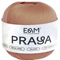 Linha Praya 100g - Fio com Elasticidade - 14 - AVELÃ - PuraFibra
