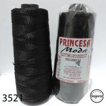 Linha Princesa Moda 500M Preto/Crochê/Tranças Para Cabelo