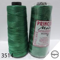 Linha Princesa Moda 500m Verde Bandeira/crochê / Tranças Para Cabelo - Incomfio