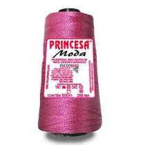 Linha Princesa Moda Fio Grosso Cone com 500 Metros de 288 TEX Incomfio para Trança de Cabelo, Crochê, Tricô, Box Braids e Artesanato