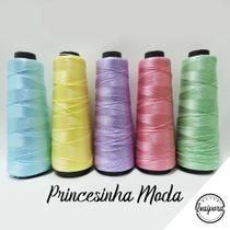 Linha Princesinha Moda 500M /Crochê /Roupas e Acessórios de Crochê/ Tranças Para Cabelo - Incomfio