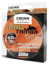 Linha Pro Tamba Soft Crown Orange 0.37mm 27Lbs 300 Metros