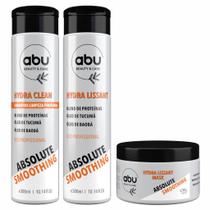 Linha progressiva de chuveiro absolute smoothing completo shampoo + hydra lissant + máscara