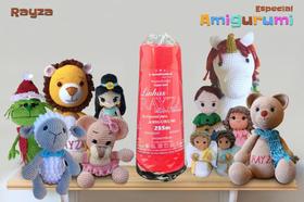 Linha RAYZA Amigurumi - Ideal para Crochê e Amigurumi - Tex 288 - Cor 008 Vermelho