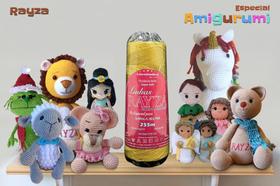 Linha RAYZA Amigurumi - Ideal para Crochê e Amigurumi - Tex 288 - Cor 027 Ouro Fino