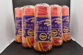 Linha RAYZA Fashion plus Ouro Grossa 245-Vermelha Ouro