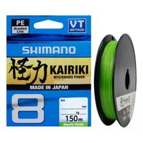 Linha Shimano Kairiki 8X 0.280mm 29.3kg 300m Verde