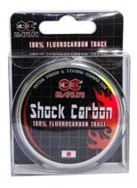 Linha shock carbon fluorcarbon para leader e chicote