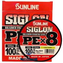 Linha Siglon PE X8 300M Light Green Linha Siglon PE X8 300M Light Green