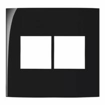 Linha Sleek 4 postos horizontais Preto