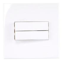 Linha Sleek Conj Interruptor Duplo Simples P/ Móvel Drywall