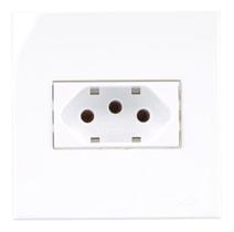 Linha Sleek Conj Tomada 2p+nbr 14136 Para Móveis E Drywall