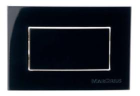 Linha Sleek Ebony Conjunto Interruptor Simples Para Móveis