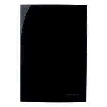 Linha Sleek Ebony Placa Cega 4x2 Linha Sleek Ebony Placa Cega 4x2