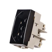 Linha Sleek Ebony Preto Tomada 2p+t 10a 250v