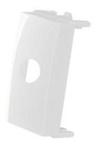 Linha Sleek Módulo Saída De Fio Branco Linha Sleek Módulo Saída De Fio Branco